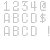 Dotf1 font