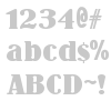 WoodenNickelBlack font