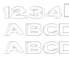 Letter Set B font