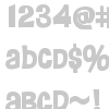 Floraless font