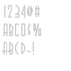 TallDeco Normal font