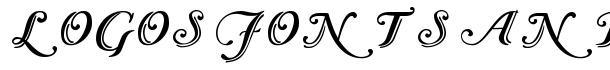 Caslon Calligraphic Initials font logo
