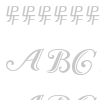 Caslon Calligraphic Initials font