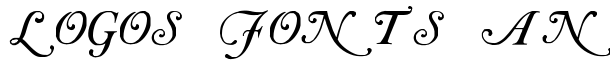 Caslon Initials font logo