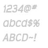 Teen Bold Italic font