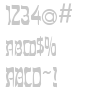 Shalom  Normal font