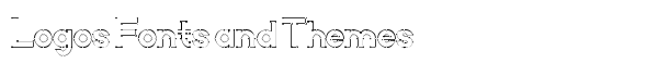 Vector font logo