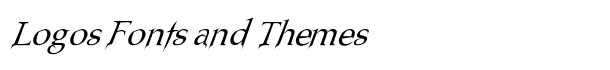 Nosferatu Oblique font logo