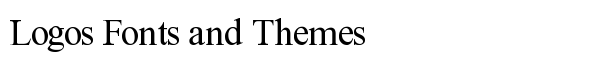 Temps Nouveau font logo