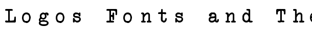 Another Typewriter font logo