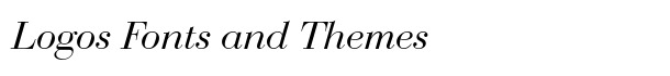 Bedini Italic font logo