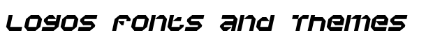 Vaporbyte Italic font logo