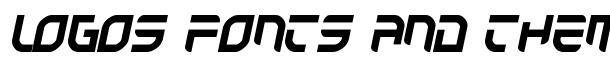 Autobahn font logo