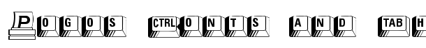 Carr Keys font logo