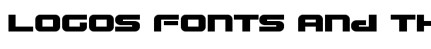 Gunship Bold font logo