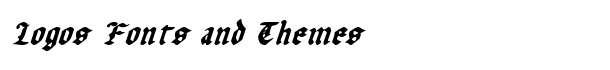 Uberhölme Italic font logo
