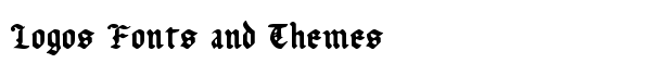 Uberhölme Light font logo