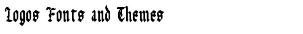 Uberhölme Condensed font logo