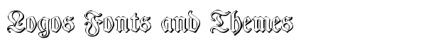 TypographerFraktur Shadow font logo