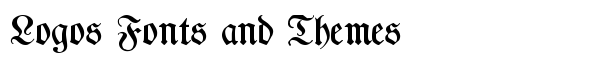 TypographerFraktur Medium font logo