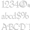 QuillPerpendicularRegular font