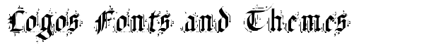 Satanas Humanum Salvator font logo