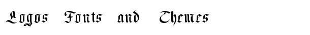 Goethe font logo
