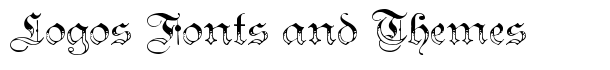 Teutonic No3 DemiBold font logo