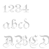 Teutonic No3 DemiBold font