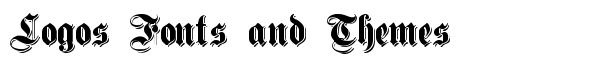 ShadowedGermanica font logo