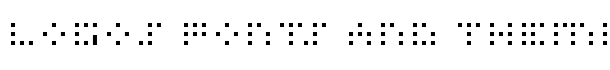 Iconian Light font logo