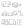 Space worm font