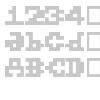 5X5 Basic font