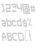 Daville Condensed Rev Slanted font