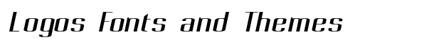Pecot Oblique font logo