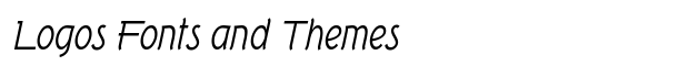 Tork Italic font logo
