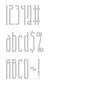 Overhead BRK font