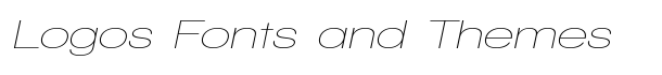 Walkway Oblique Expand  font logo