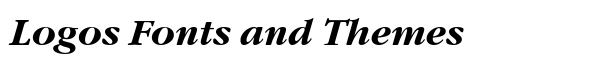 Gourmand Bold Italic font logo