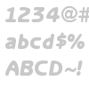 Tubular font