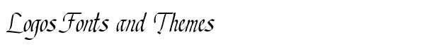 Chancery Cursive font logo