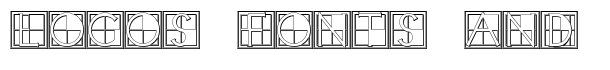 XperimentypoThree-B-Square font logo