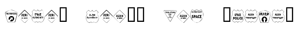 KR Kinda Spacey font logo