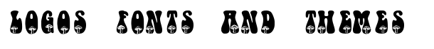 KR Shroom font logo