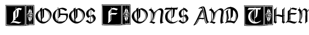 Rustick_Capitals font logo