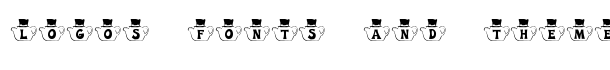 KR Mad Tea Party font logo