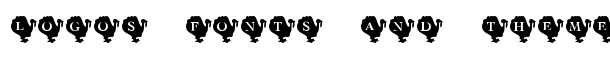 KR Turkey Time font logo