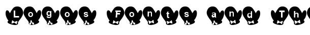 Tebukuro Font font logo