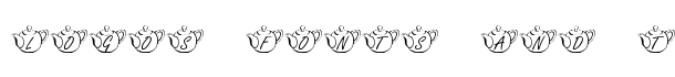 KR Tea Time font logo