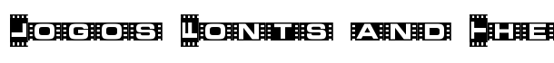 Vedette Noire font logo